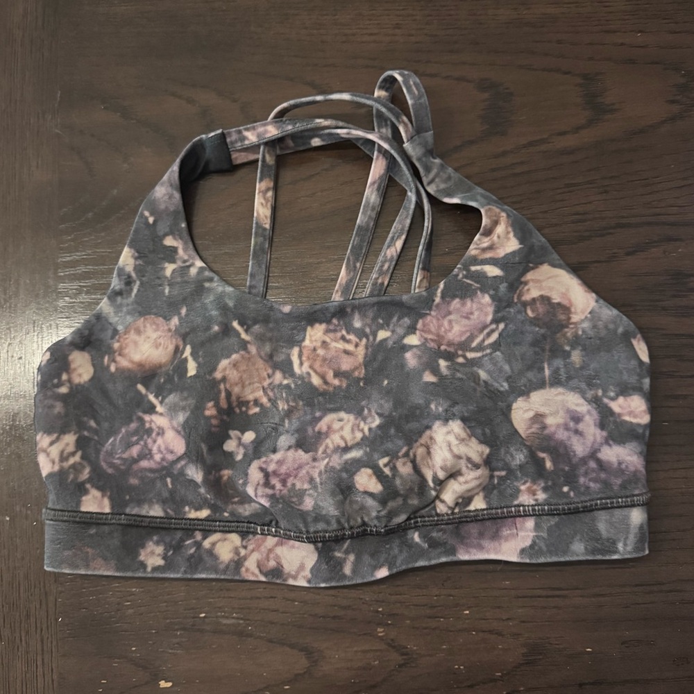 Lululemon floral sports bra